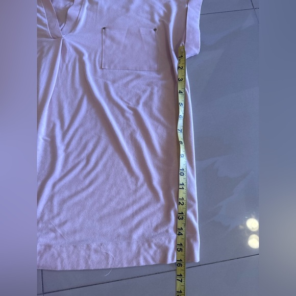 CALVIN KLEIN POCKET TEE top blouse light pink - Picture 5 of 12